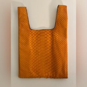 Rare auth python two tone mini shopper by Hayward…… low price!